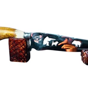 Faca Artesanal com Cabeça de Javali – Arte e Precisão na Lâmina