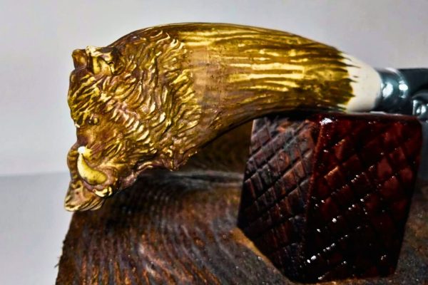 Faca Artesanal com Cabeça de Javali – Arte e Precisão na Lâmina - Image 4